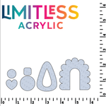 P1358 | Fat Cat Outline Pattern Acrylic Sheets - Patterns