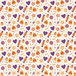 P1359 | Halloween Candy Pattern Acrylic Sheets - Patterns