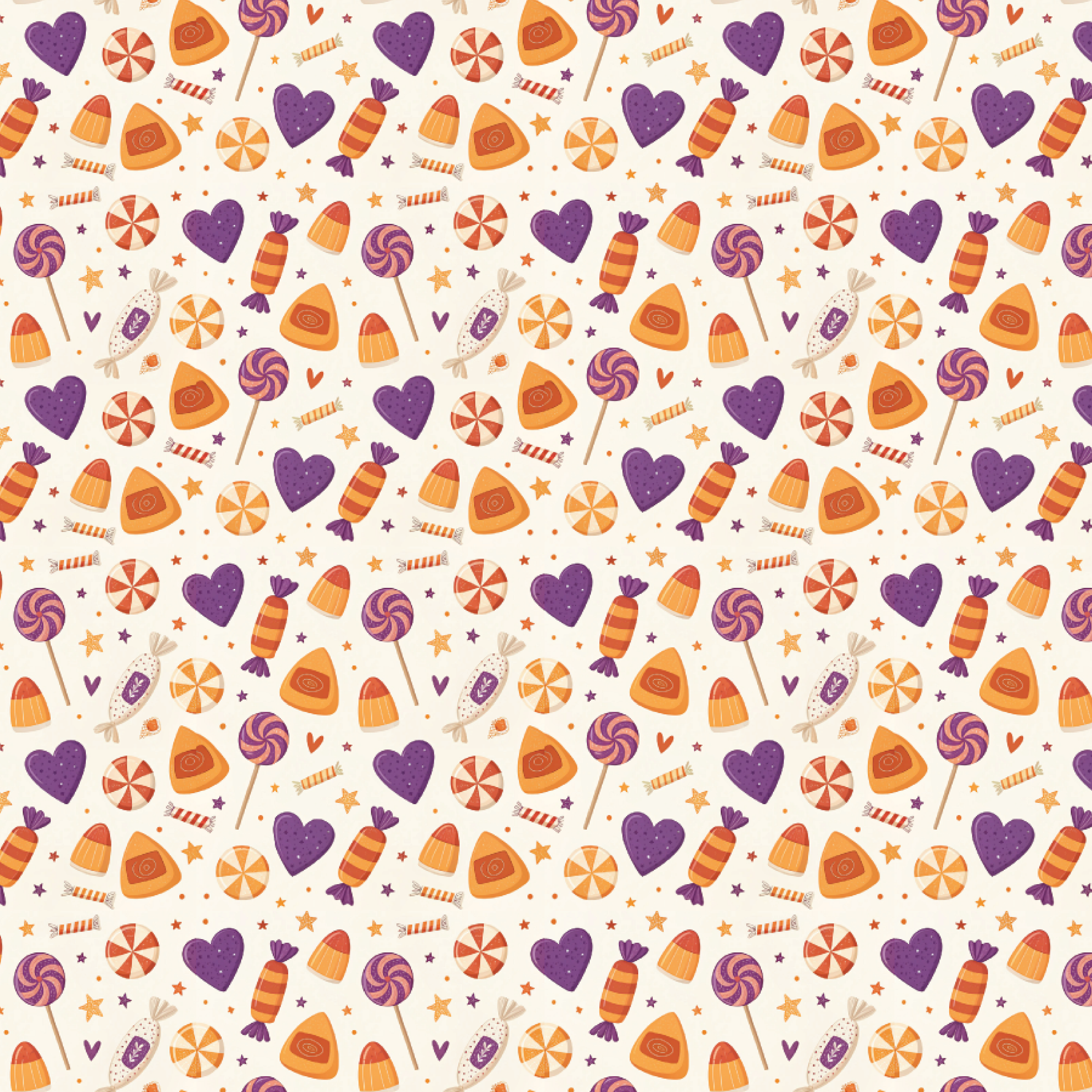 P1359 | Halloween Candy Pattern Acrylic Sheets - Patterns