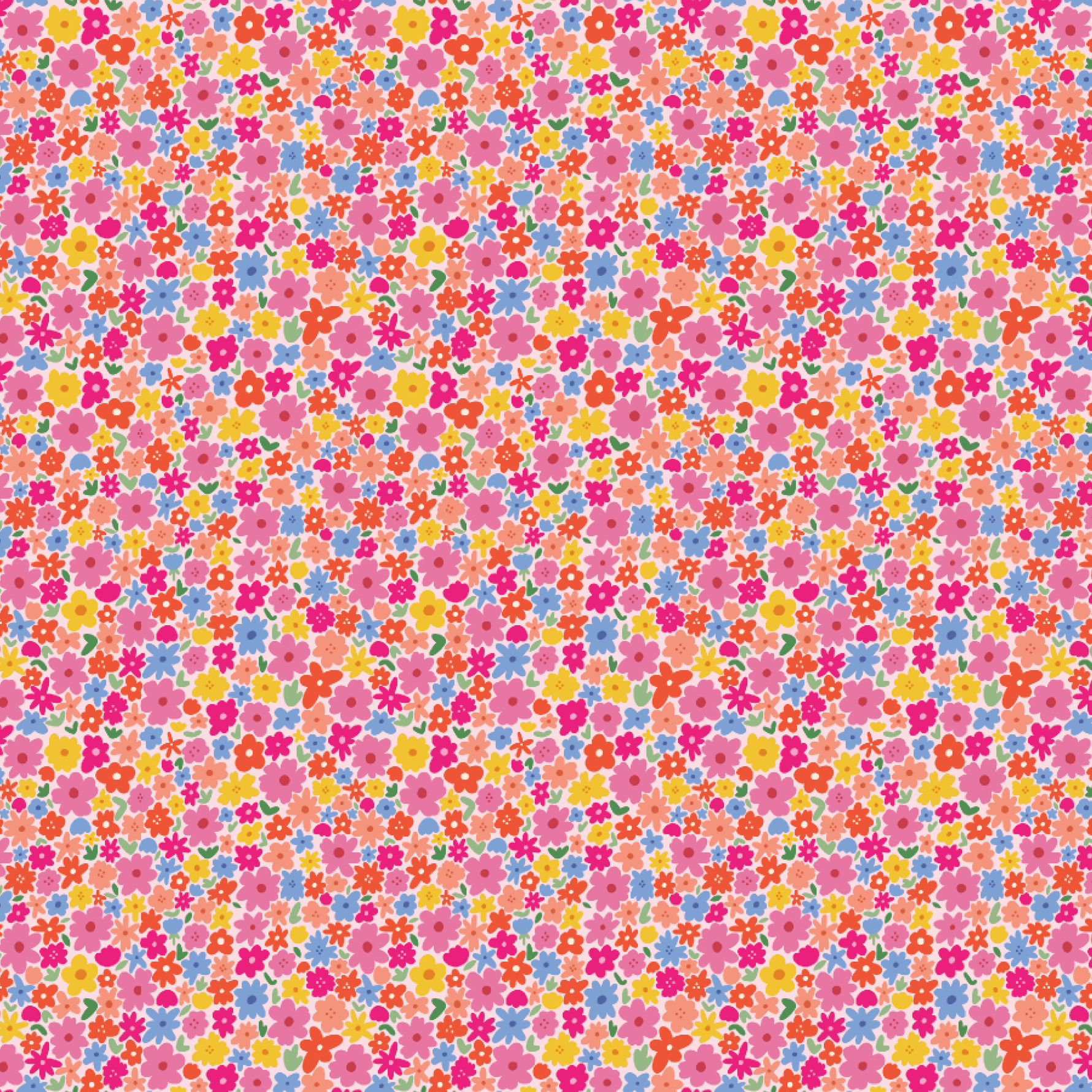 P1365 | Flower Power Pattern Acrylic Sheets - Patterns