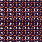 P1369 | Purple Party Pumpkins Pattern Acrylic Sheets - Patterns