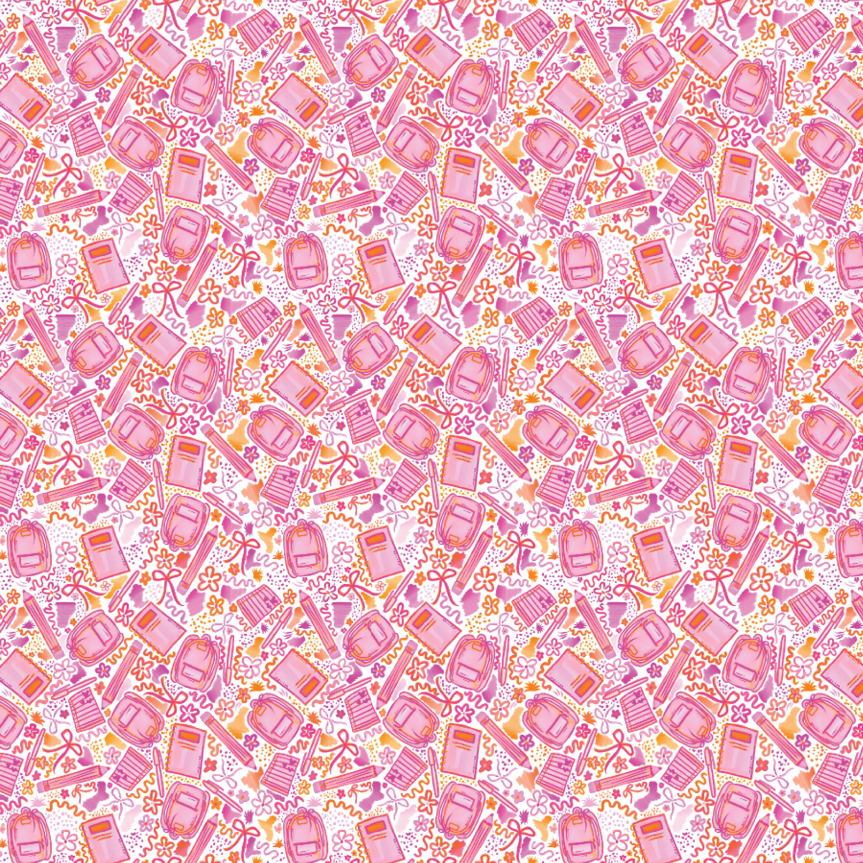 P1371 | Think Pink Pattern Acrylic Sheets - Patterns