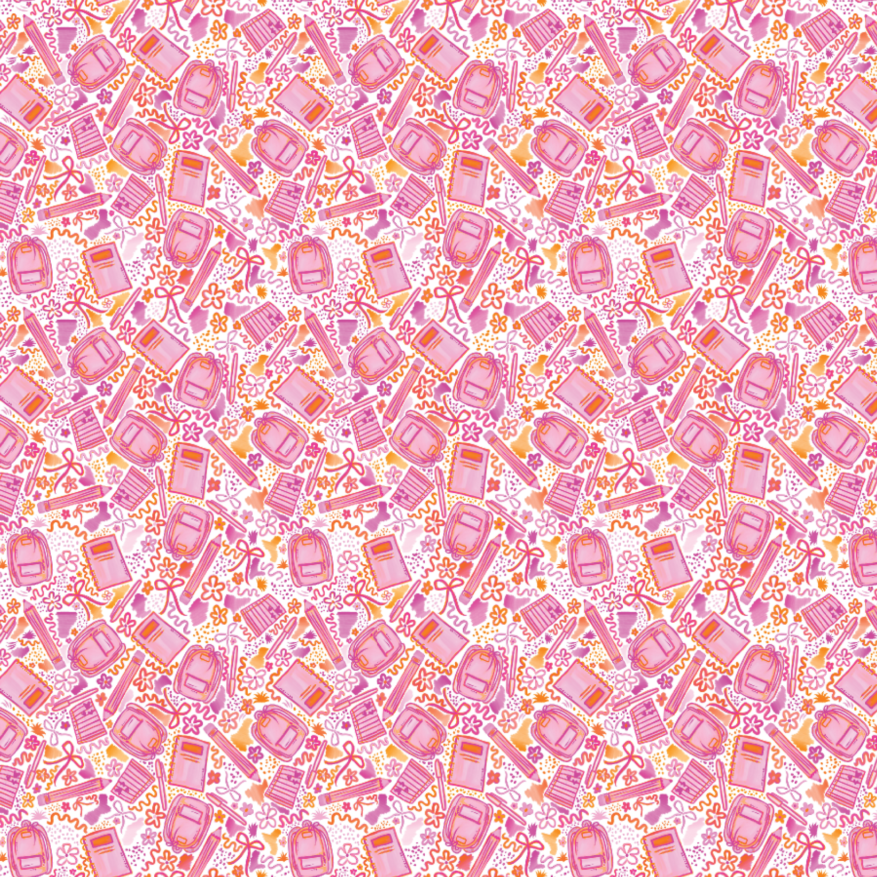 P1371 | Think Pink Pattern Acrylic Sheets - Patterns