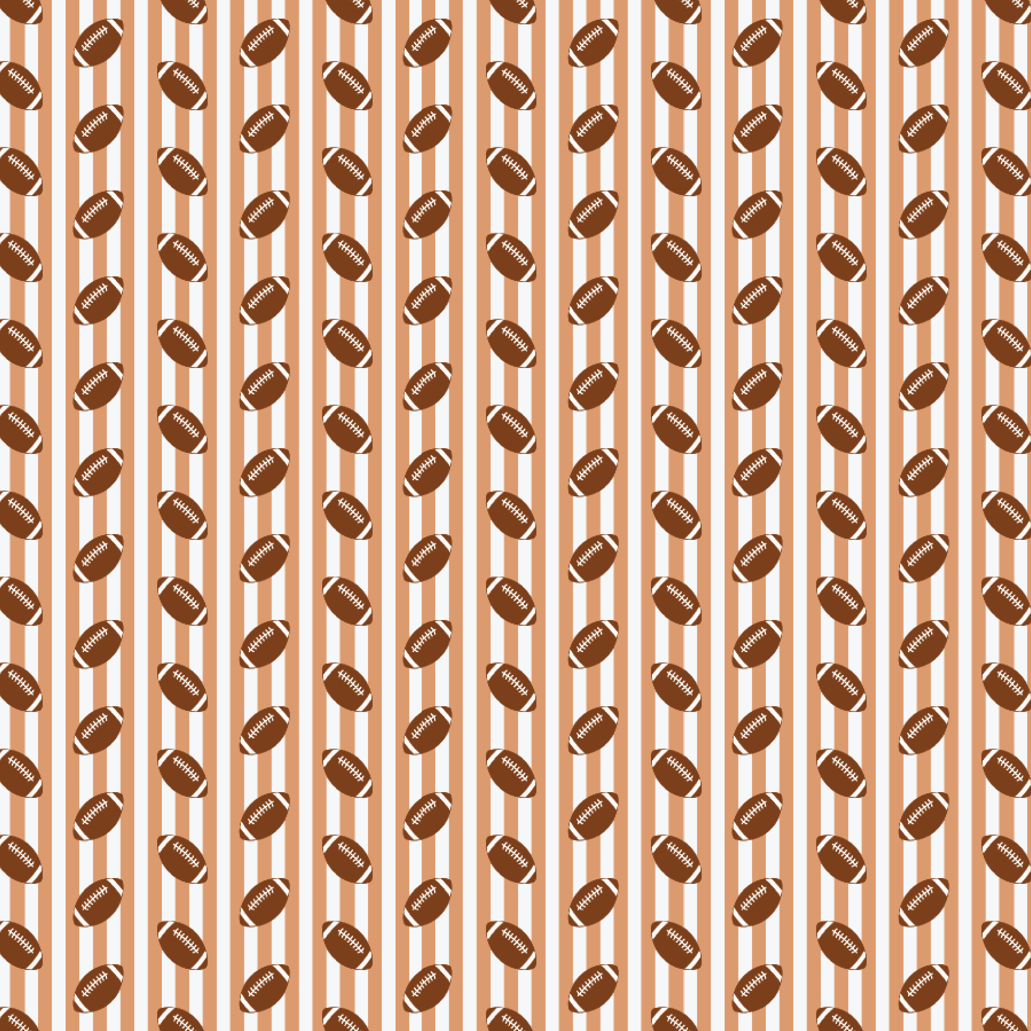 P1372 | Coquette Football 3 Pattern Acrylic Sheets - Patterns