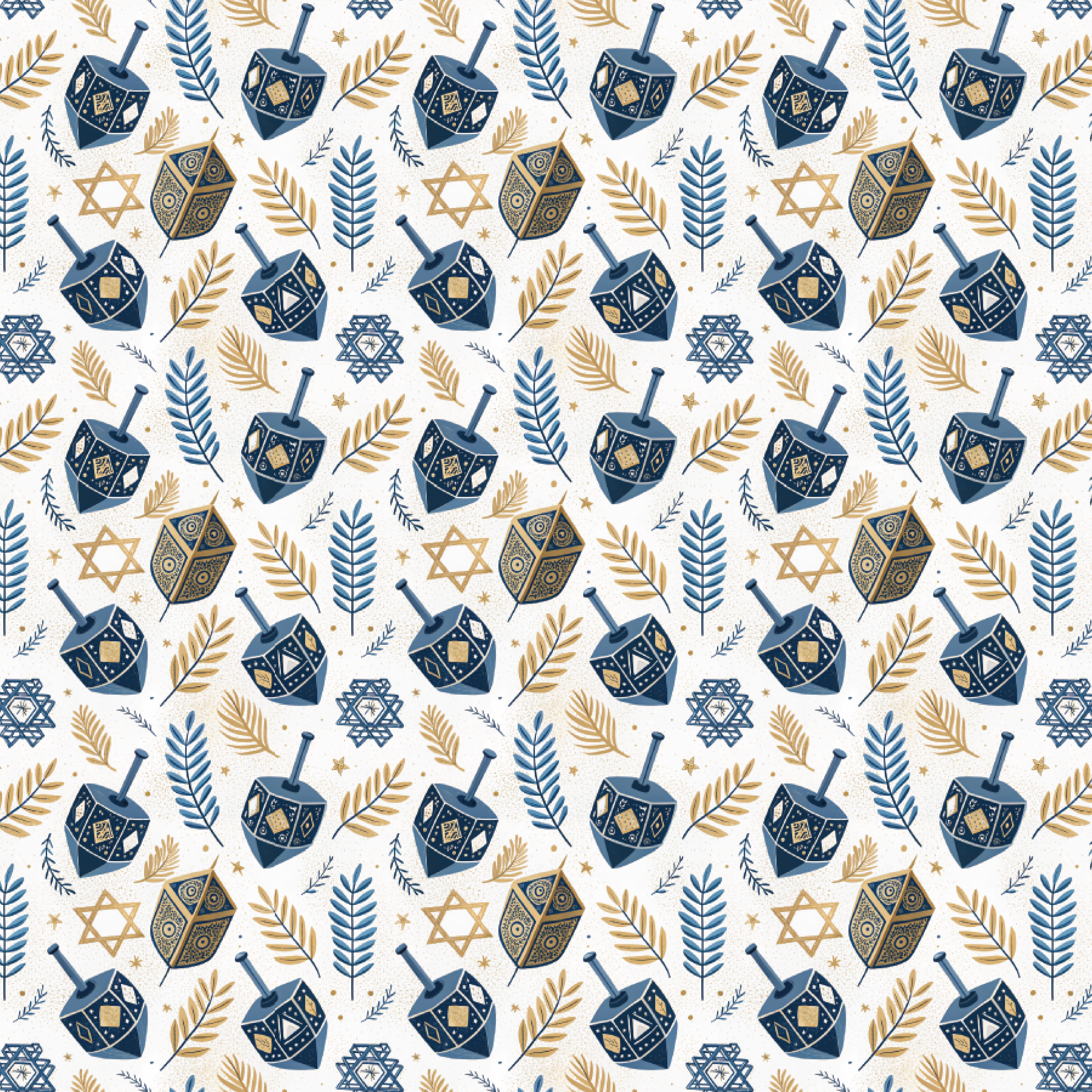 P1373 | Dreidels Pattern Acrylic Sheets - Patterns