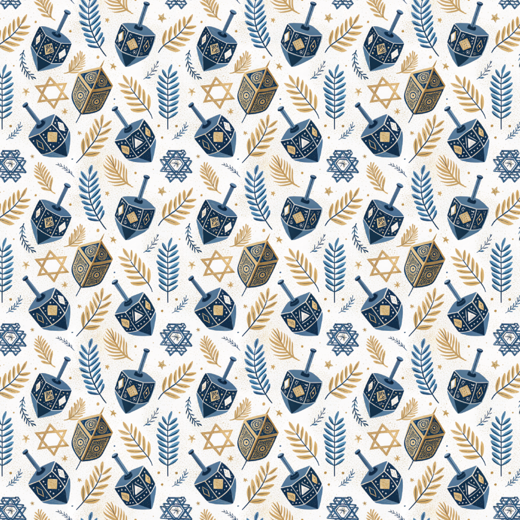 P1373 | Dreidels Pattern Acrylic Sheets - Patterns