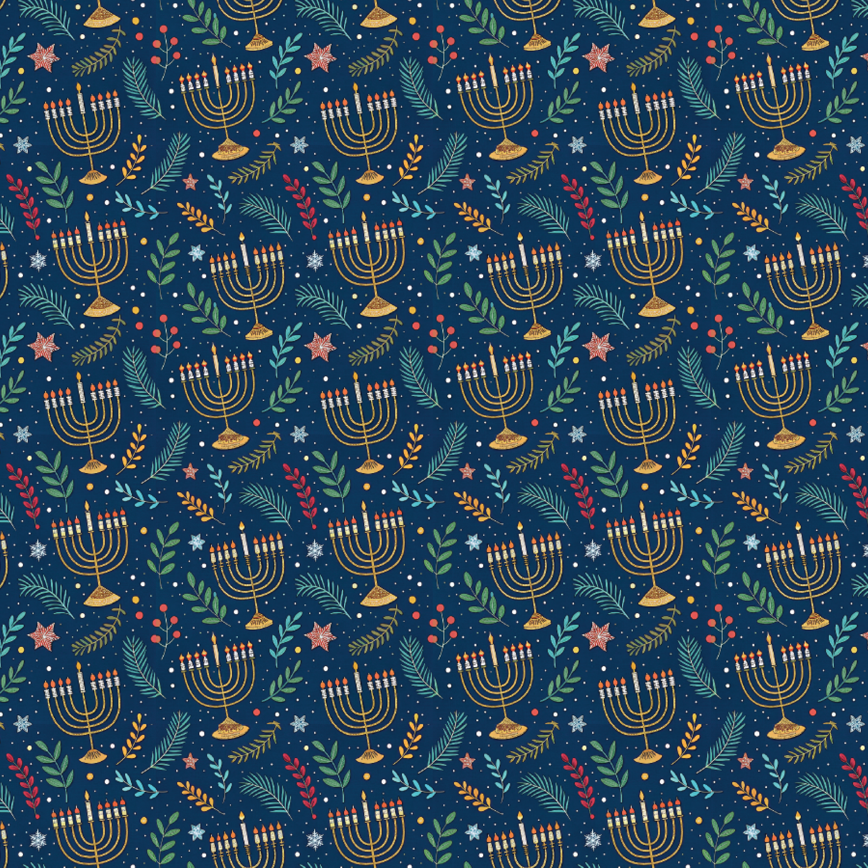 P1376 | Hanukkah Holiday 3 Pattern Acrylic Sheets - Patterns
