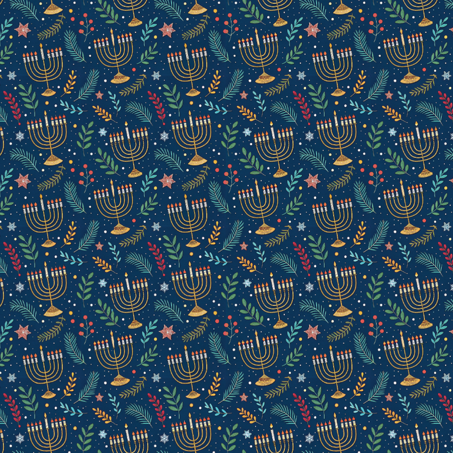 P1376 | Hanukkah Holiday 3 Pattern Acrylic Sheets - Patterns