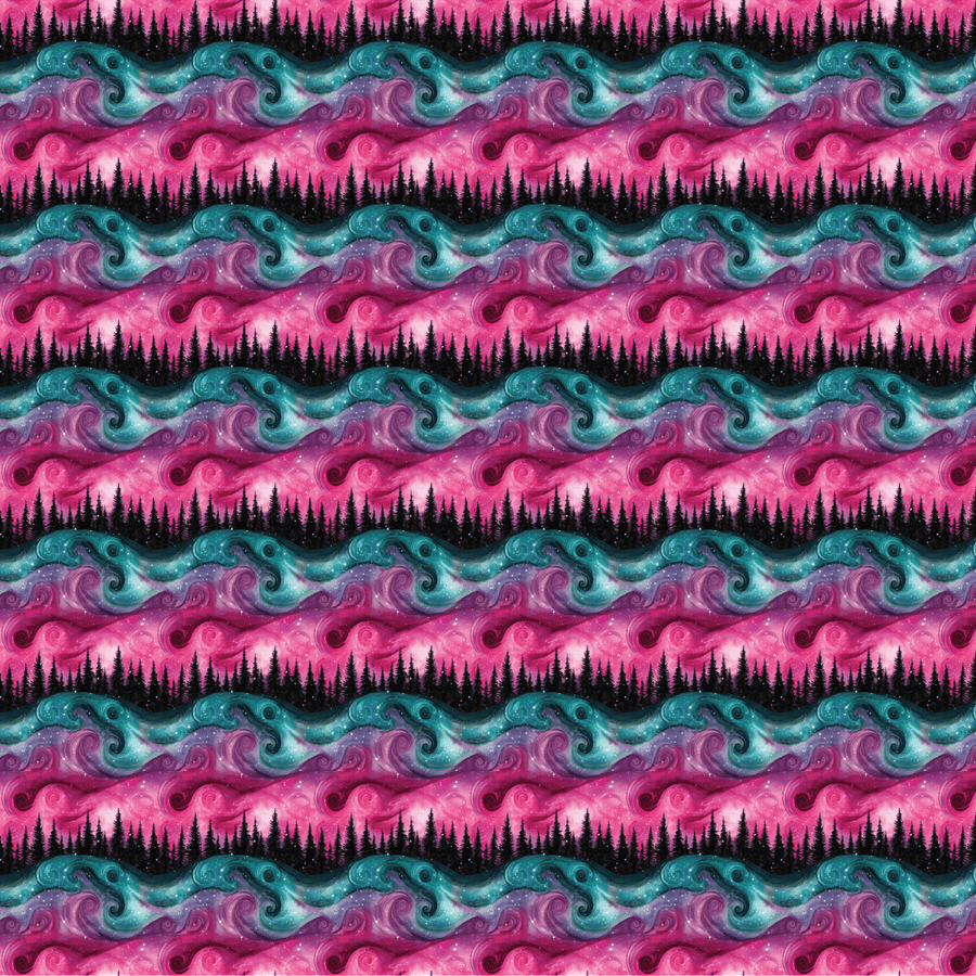 P1385 | Aurora Winter 3 Small Pattern Acrylic Sheets - Patterns