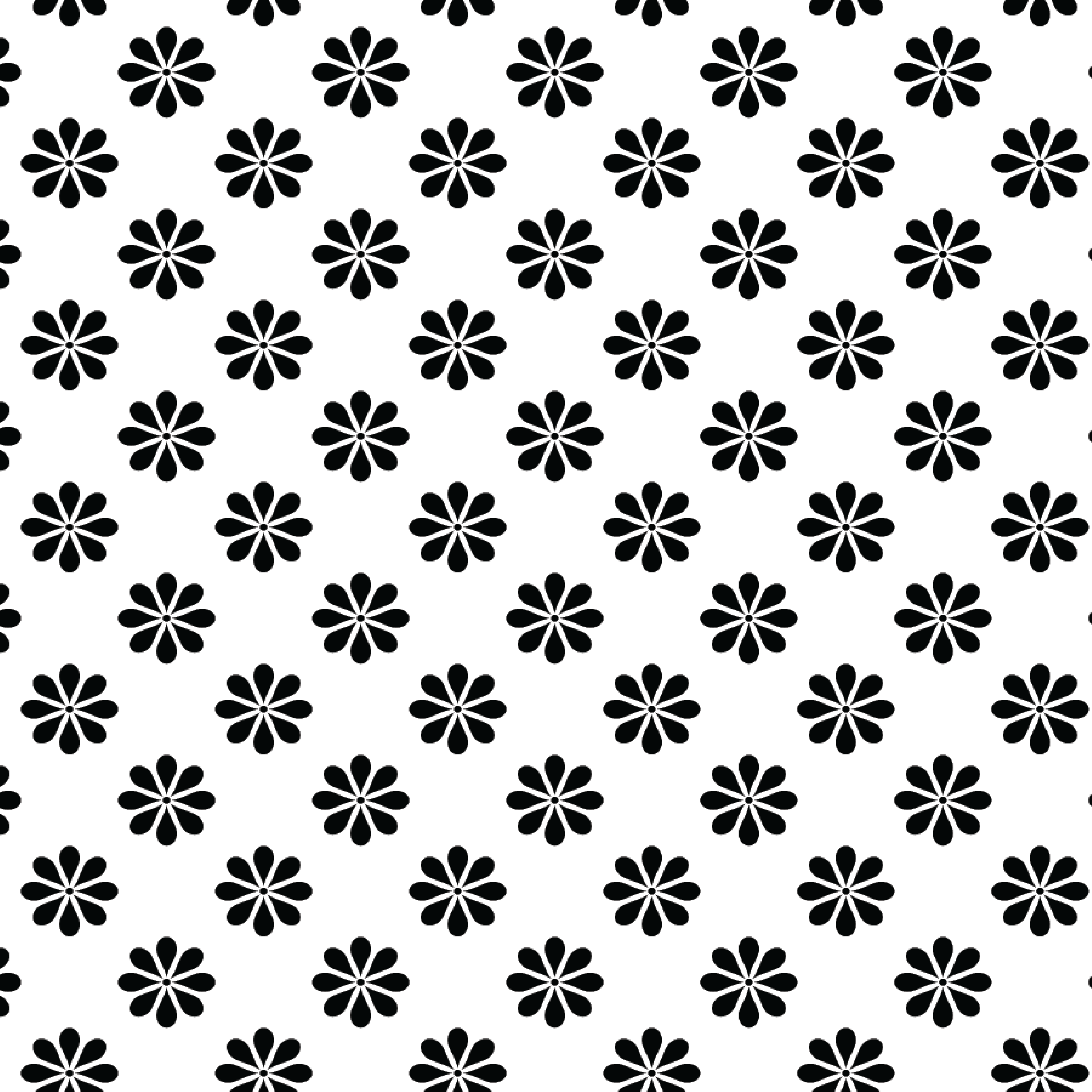 P1389 | B&W Floral Overlay Pattern Acrylic Sheets - Patterns