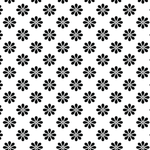 P1389 | B&W Floral Overlay Pattern Acrylic Sheets - Patterns