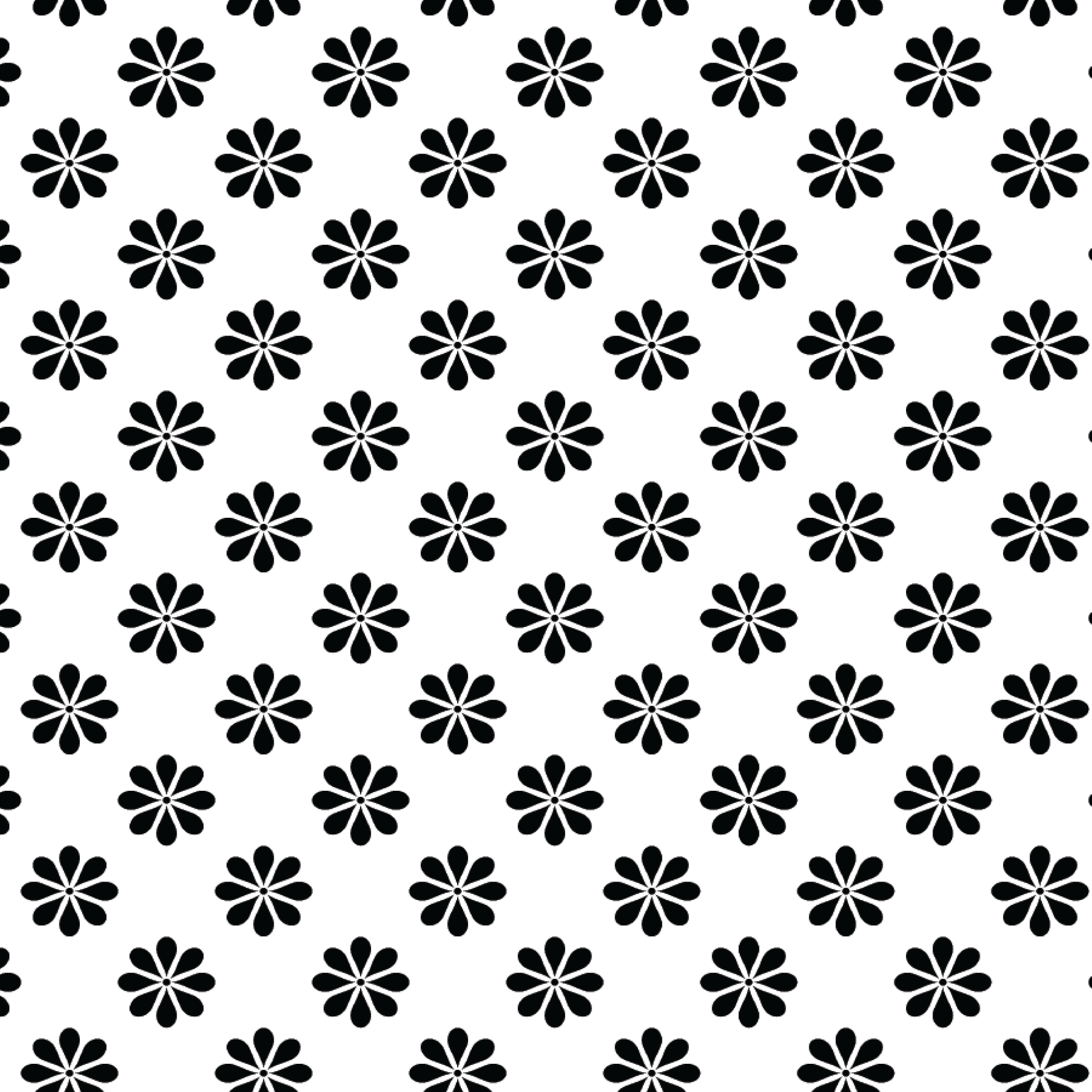 P1389 | B&W Floral Overlay Pattern Acrylic Sheets - Patterns