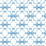P1391 | Blue Bow 01 Pattern Acrylic Sheets - Patterns