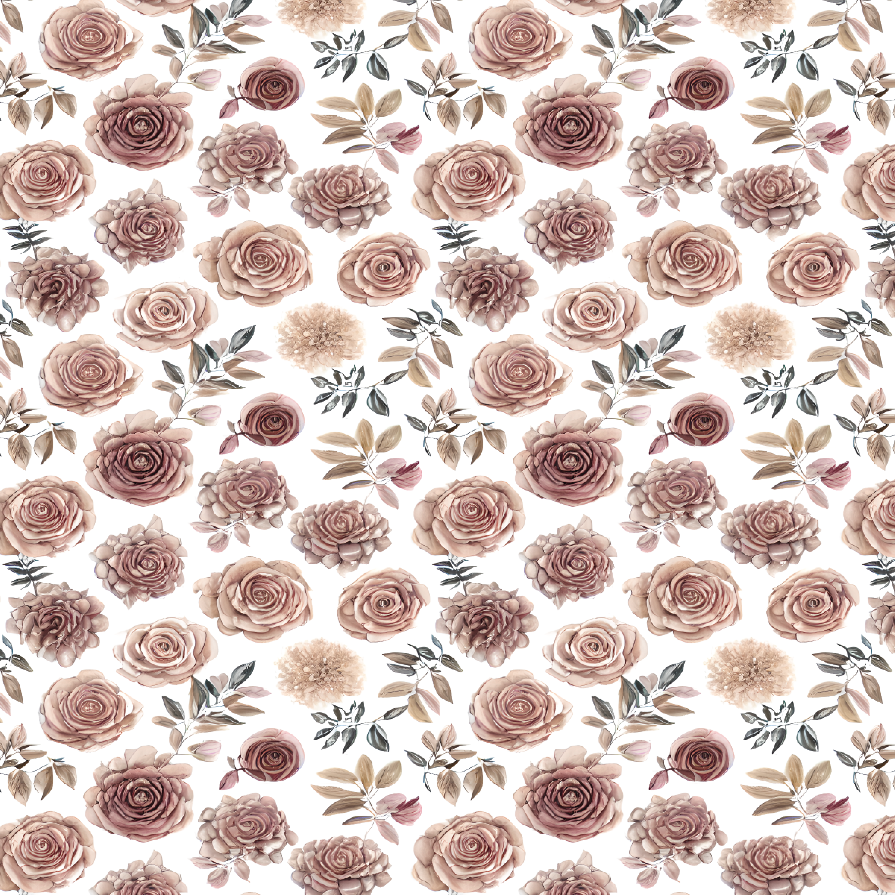 P1393 | Blush Beige Floral Pattern Acrylic Sheets - Patterns