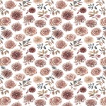 P1393 | Blush Beige Floral Pattern Acrylic Sheets - Patterns