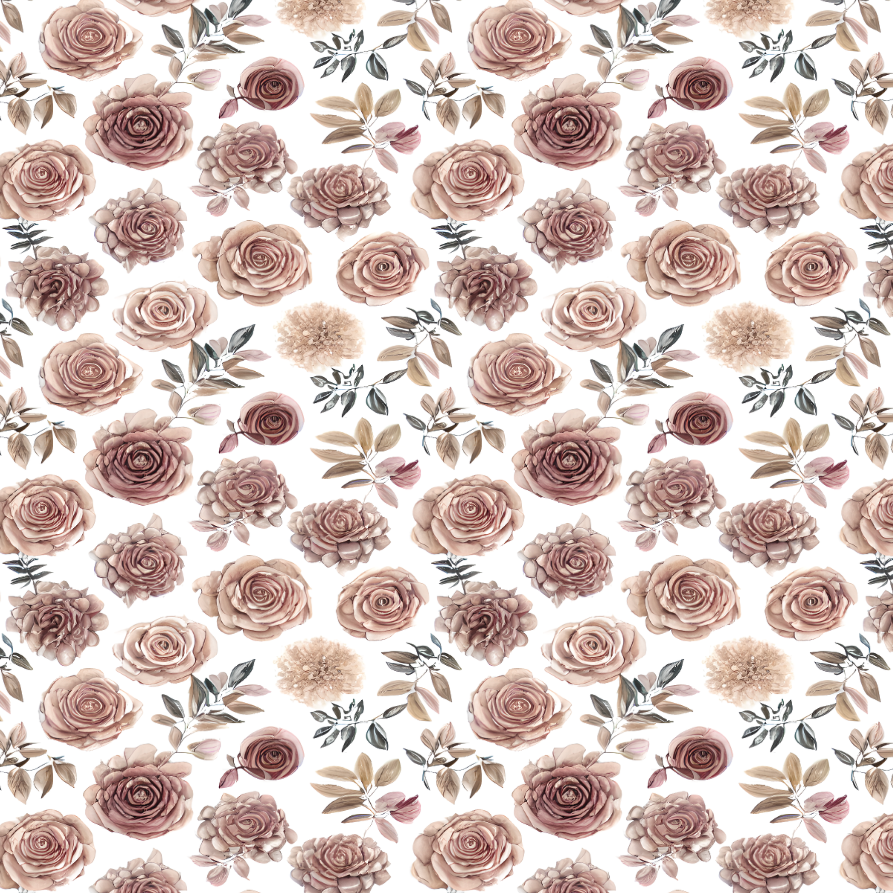 P1393 | Blush Beige Floral Pattern Acrylic Sheets - Patterns