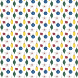 P1394 | Bold Watercolor Christmas Ornaments Pattern Acrylic Sheets - Patterns