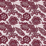 P1396 | Burgundy Lace Large Pattern Acrylic Sheets - Patterns