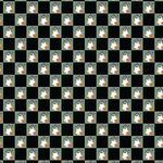 P1398 | Checkered Cowboy Ghosts Pattern Acrylic Sheets - Patterns