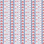 P1402 | Coquette July 4th Cherry Bow Pattern Acrylic Sheets - Patterns