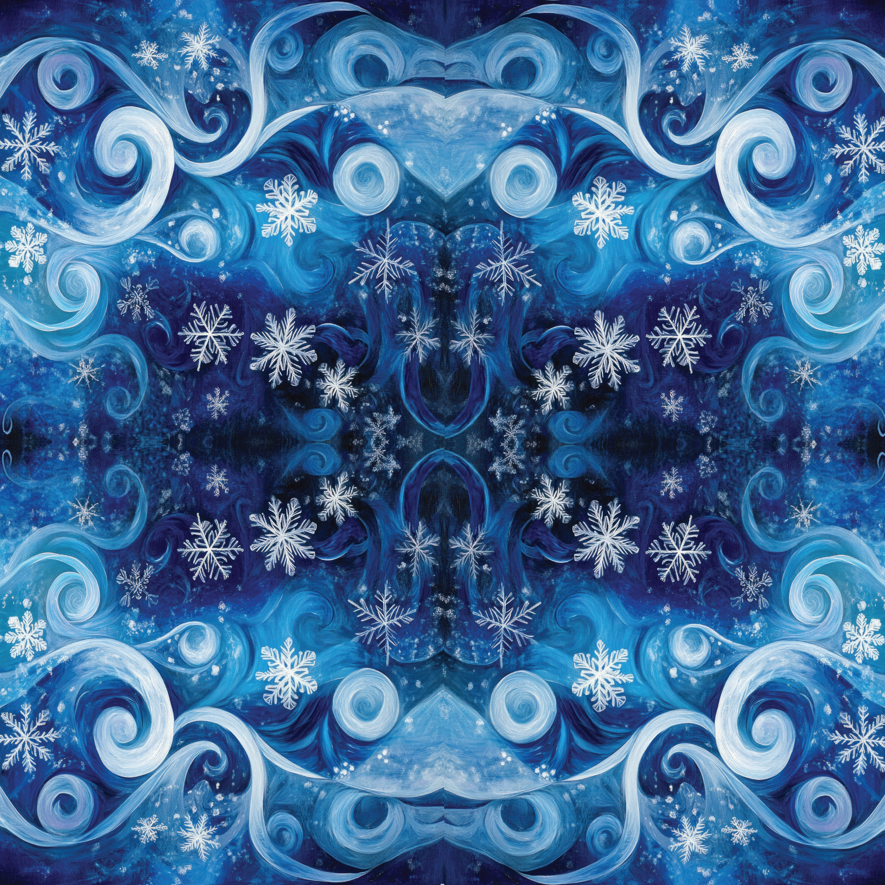 P1404 | Winter Wonderland Pattern Acrylic Sheets - Patterns