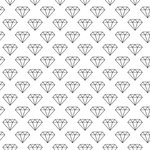 P1408 | Diamond Gems 1 Pattern Acrylic Sheets - Patterns
