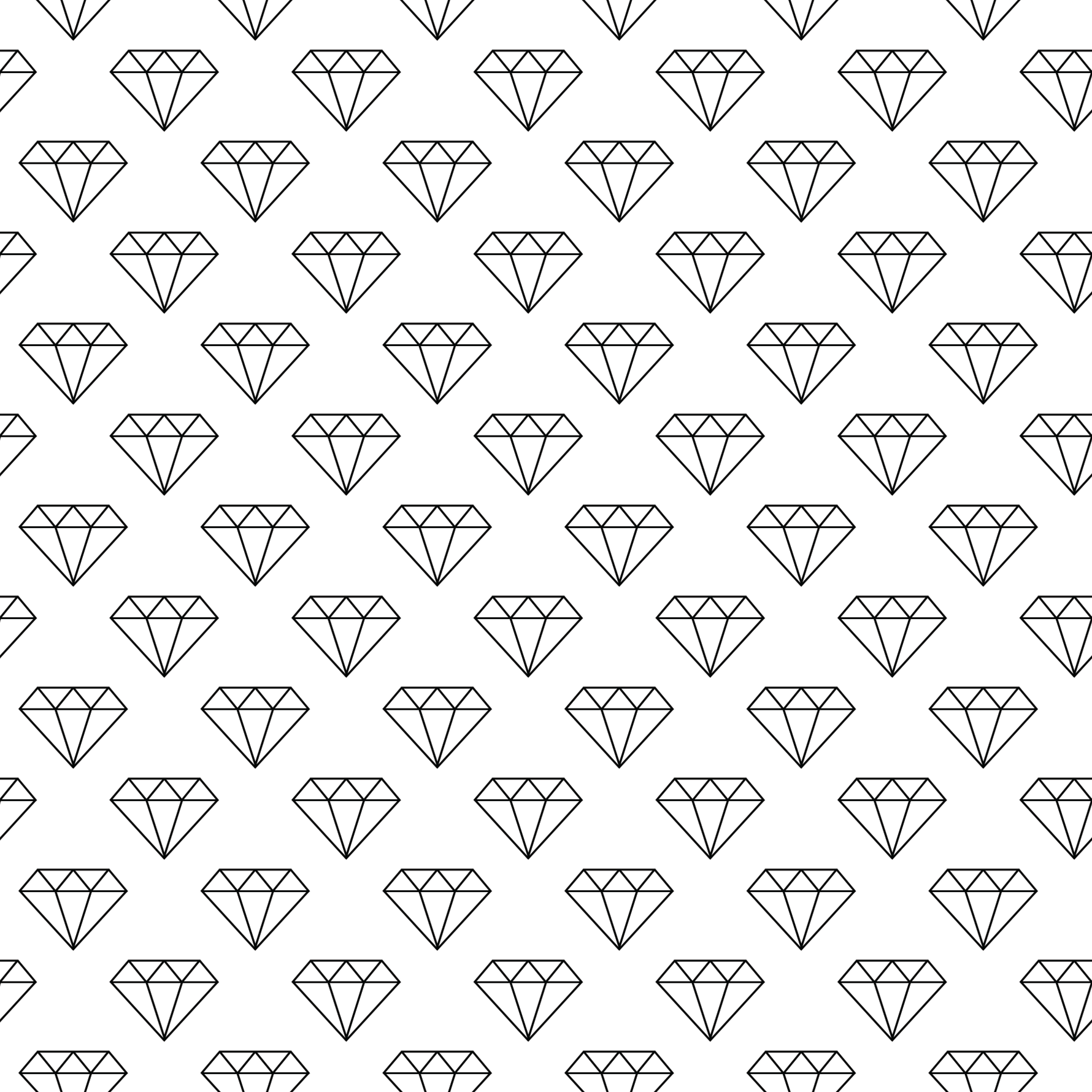P1408 | Diamond Gems 1 Pattern Acrylic Sheets - Patterns