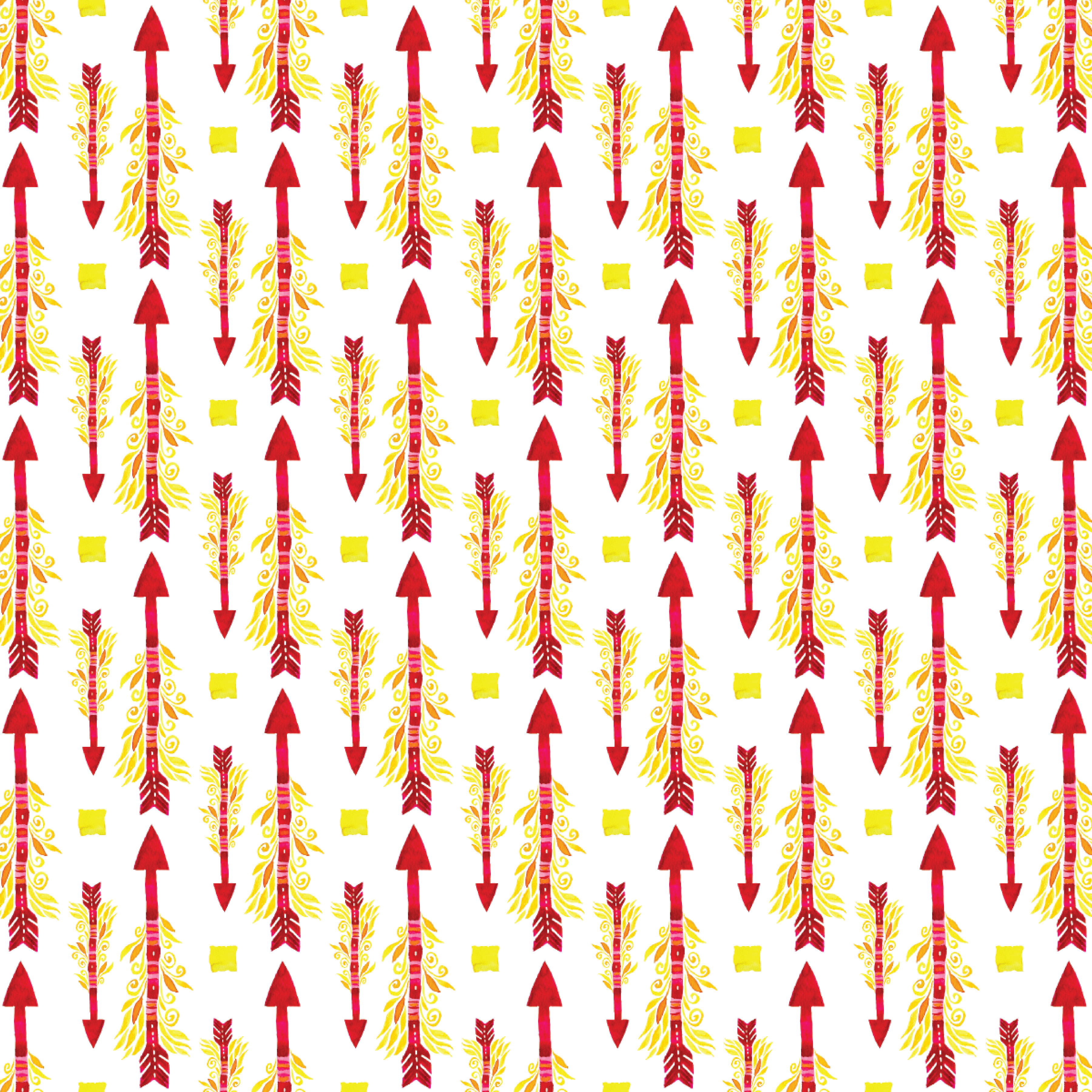 P1412 | Flaming Arrows Pattern Acrylic Sheets - Patterns