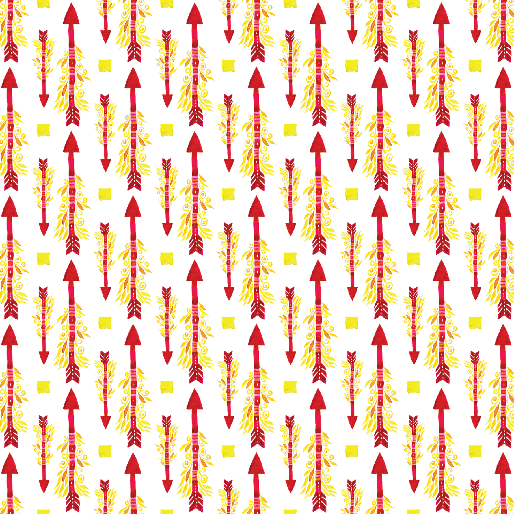 P1412 | Flaming Arrows Pattern Acrylic Sheets - Patterns
