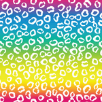 P1426 | Iridescent Rainbow Leopard Pattern Acrylic Sheets - Patterns