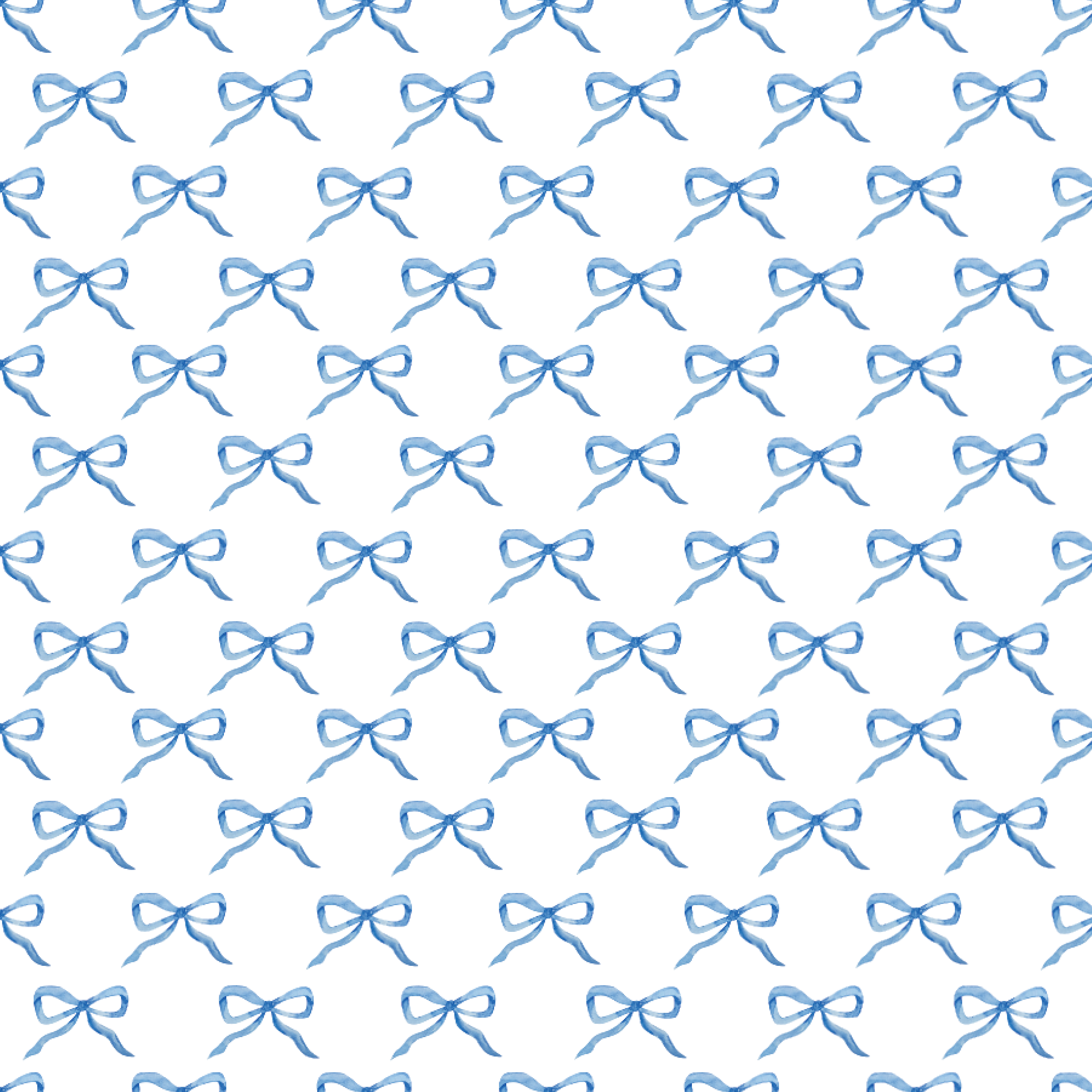 P1428 | Itty Bitty Blue Bows Pattern Acrylic Sheets - Patterns