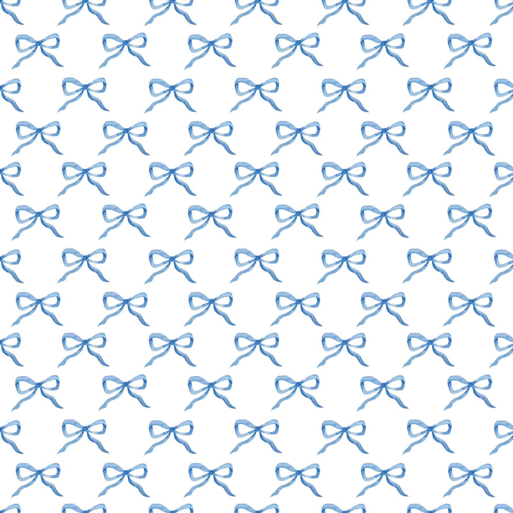 P1428 | Itty Bitty Blue Bows Pattern Acrylic Sheets - Patterns