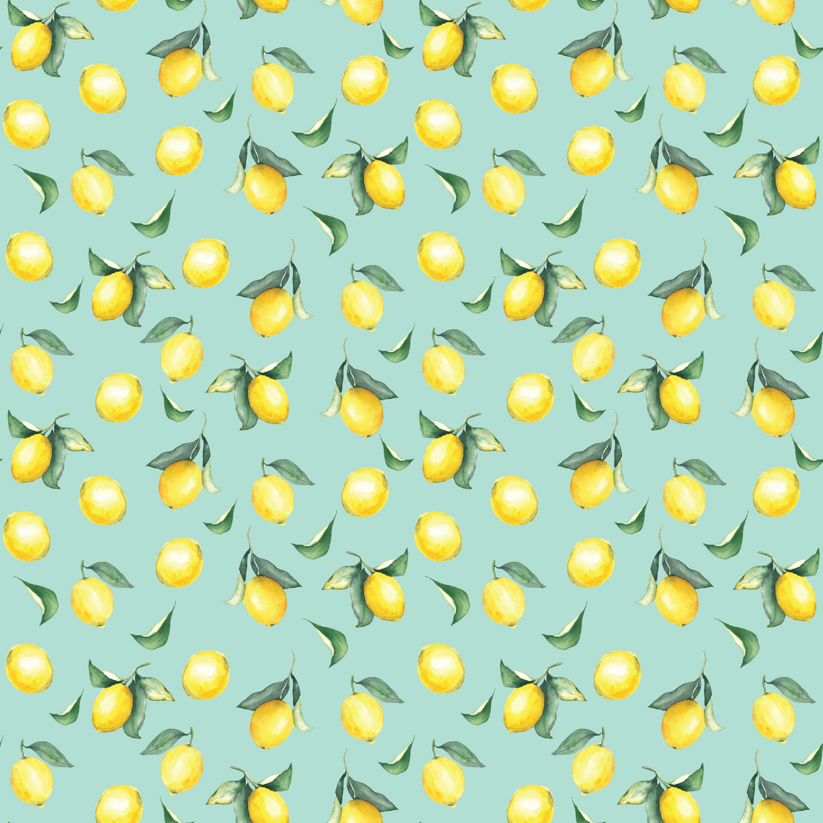 P1433 | Mint Lemon Pattern Acrylic Sheets - Patterns