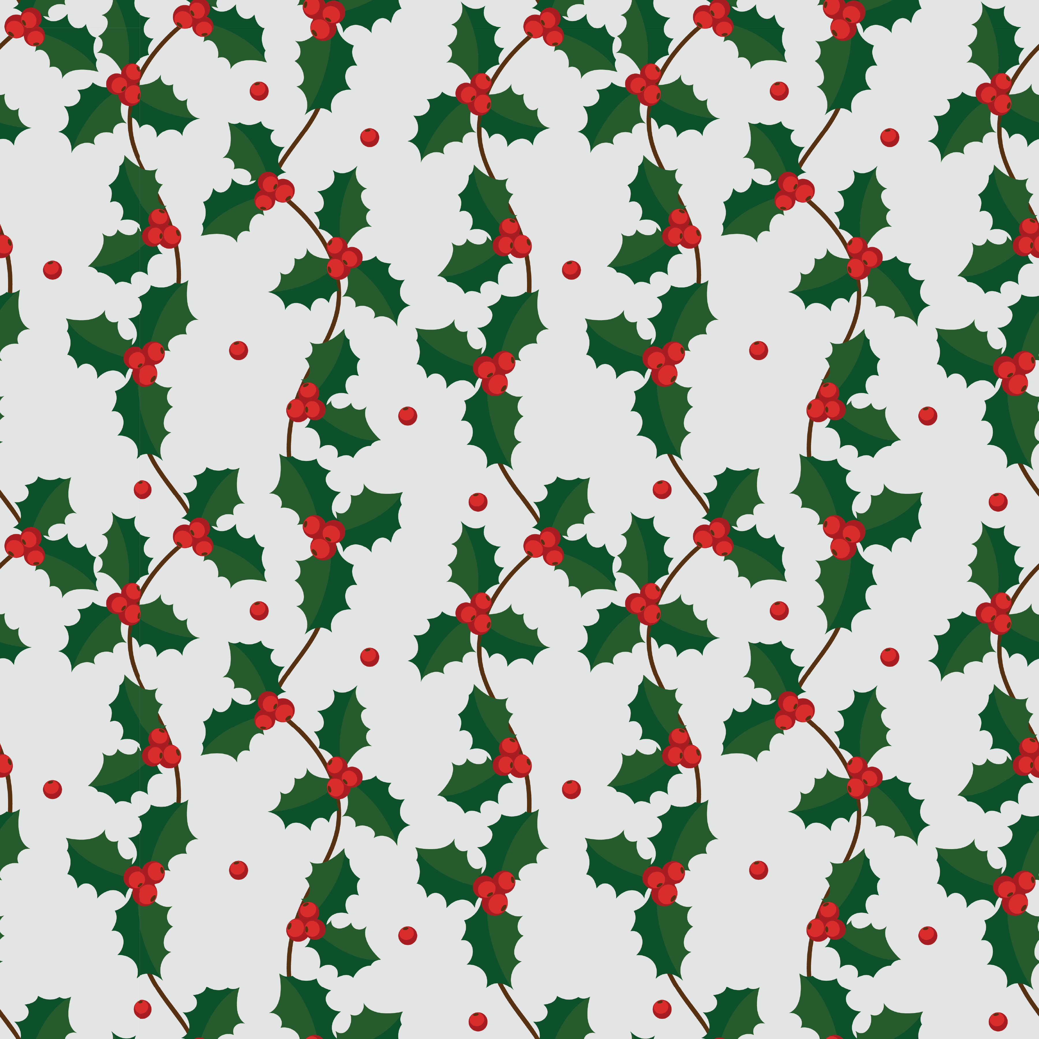 P1434 | Mistletoe Chains Pattern Acrylic Sheets - Patterns