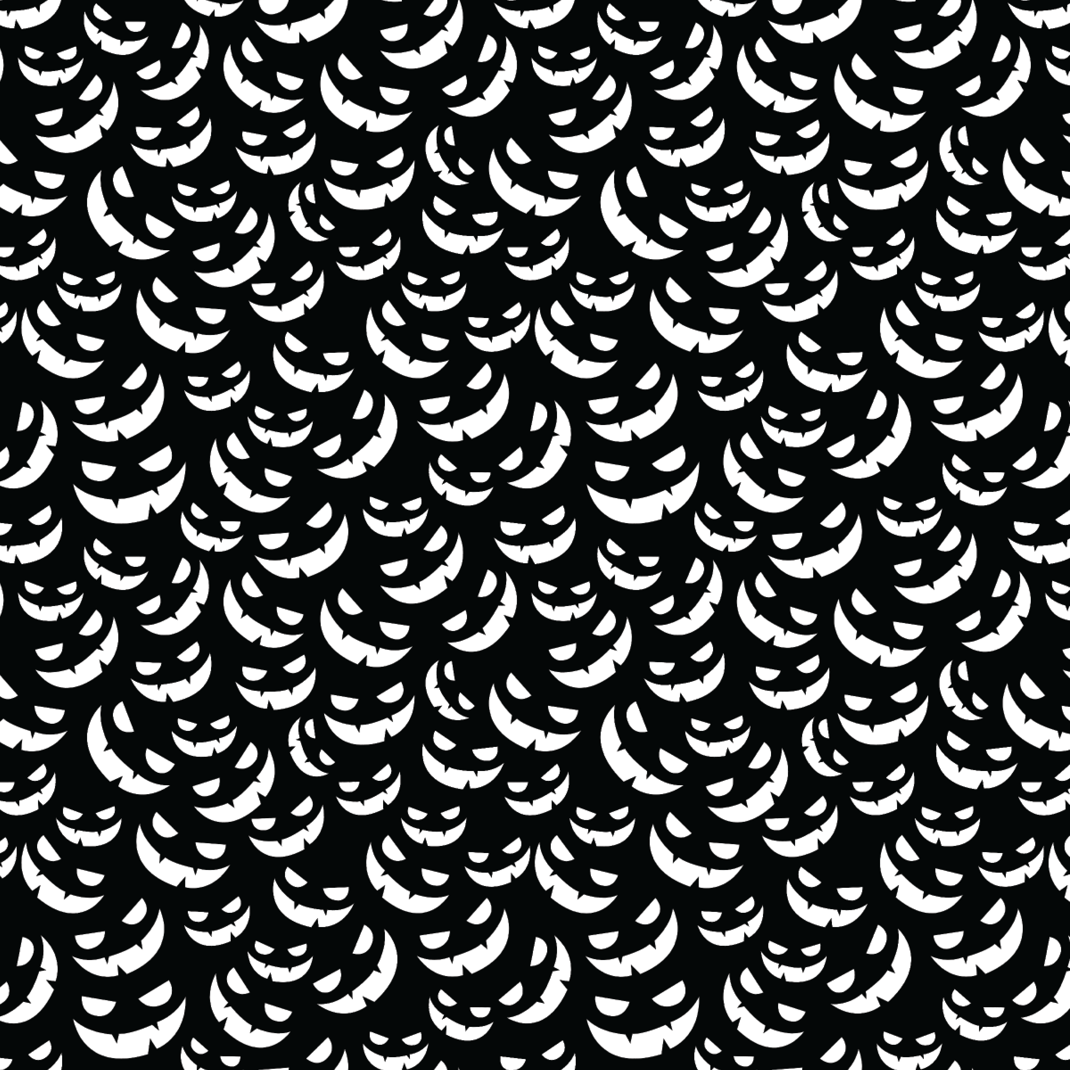 P1438 | Inverted Pumpkin Faces Pattern Acrylic Sheets - Patterns