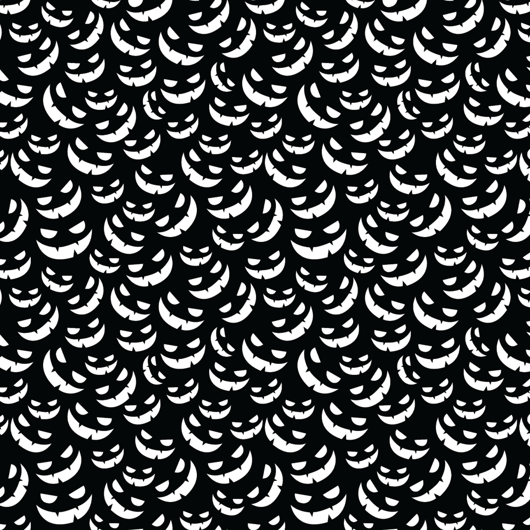 P1438 | Inverted Pumpkin Faces Pattern Acrylic Sheets - Patterns