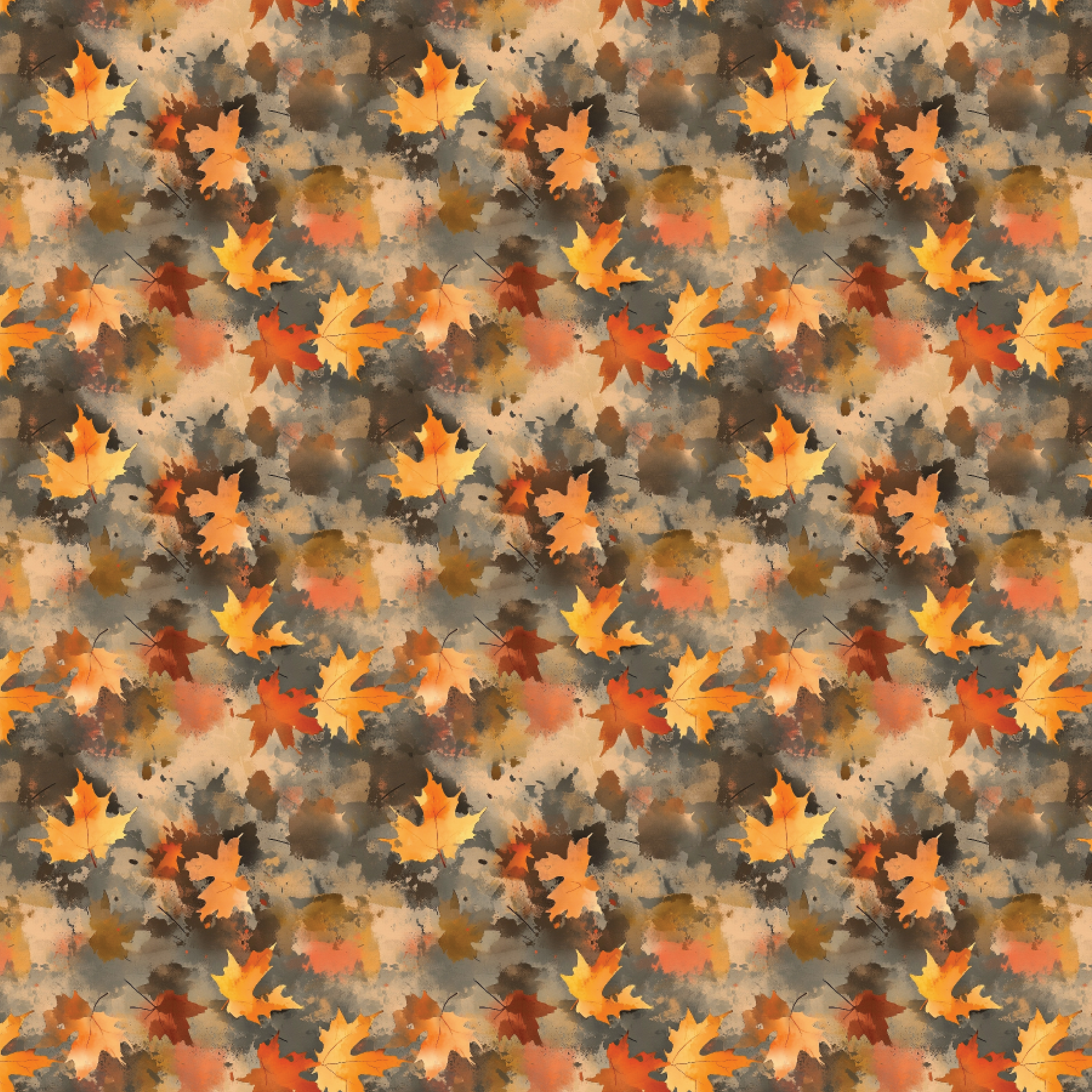 P1440 | Painted Leaves Pattern Acrylic Sheets - Patterns