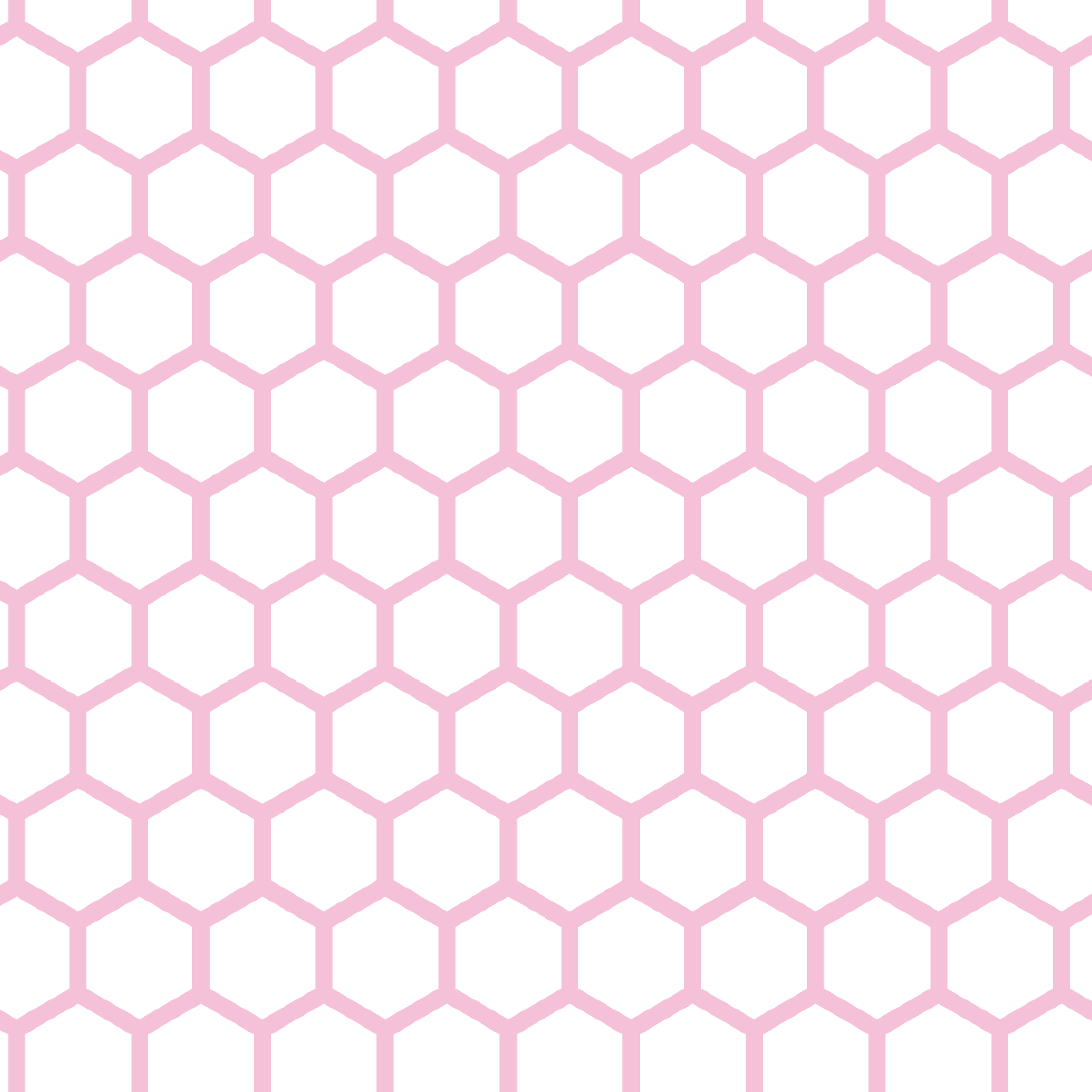 P1444 | Pastel Pink Honeycomb Pattern Acrylic Sheets - Patterns