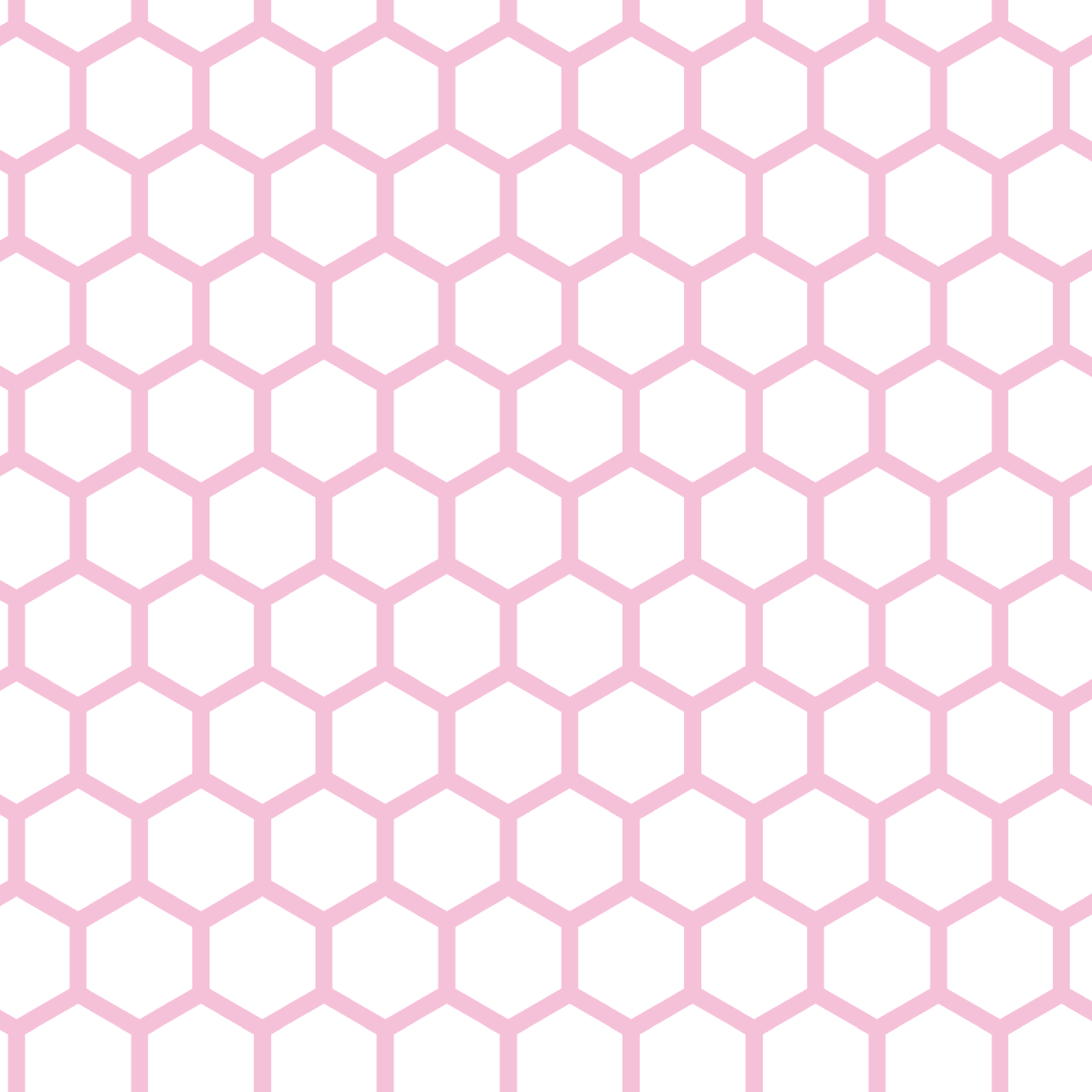 P1444 | Pastel Pink Honeycomb Pattern Acrylic Sheets - Patterns