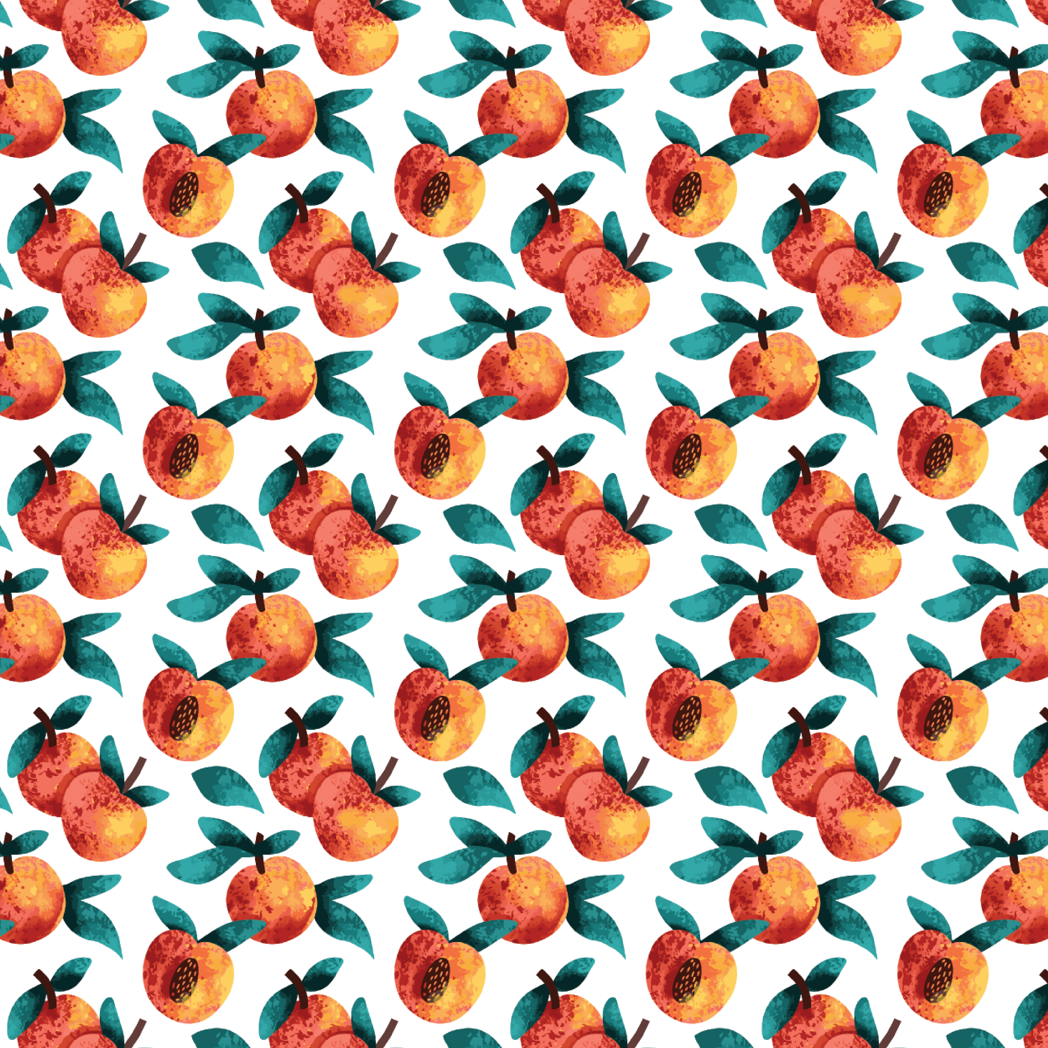 P1447 | Peaches Pattern Acrylic Sheets - Patterns
