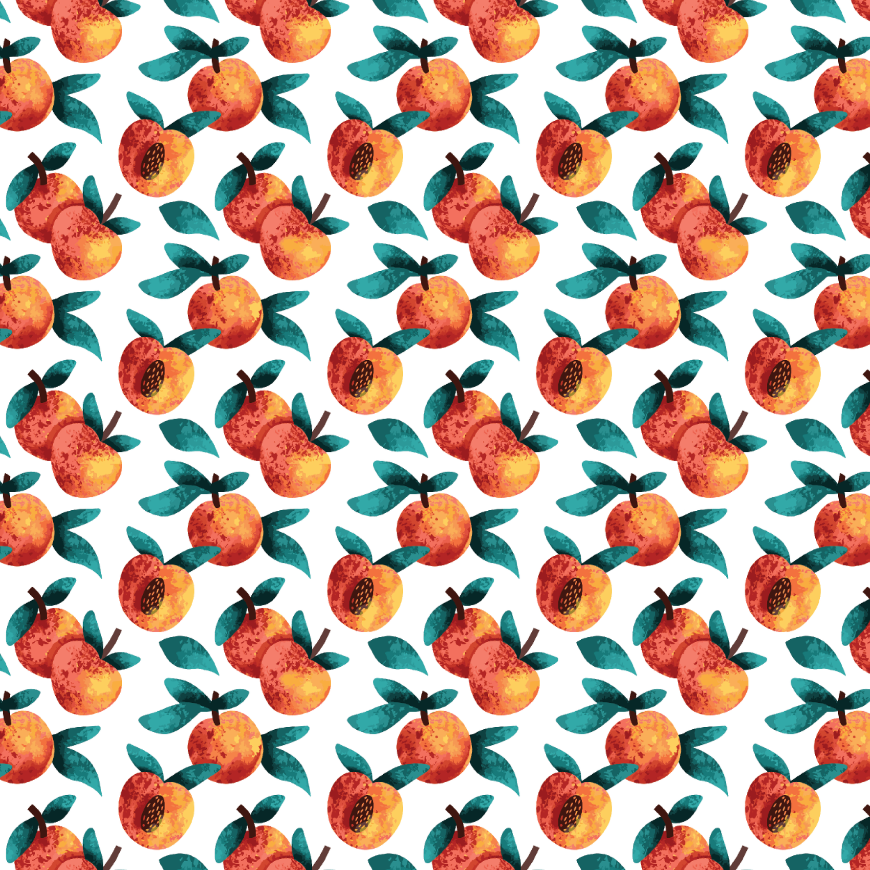 P1447 | Peaches Pattern Acrylic Sheets - Patterns