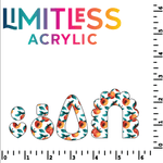 P1447 | Peaches Pattern Acrylic Sheets - Patterns