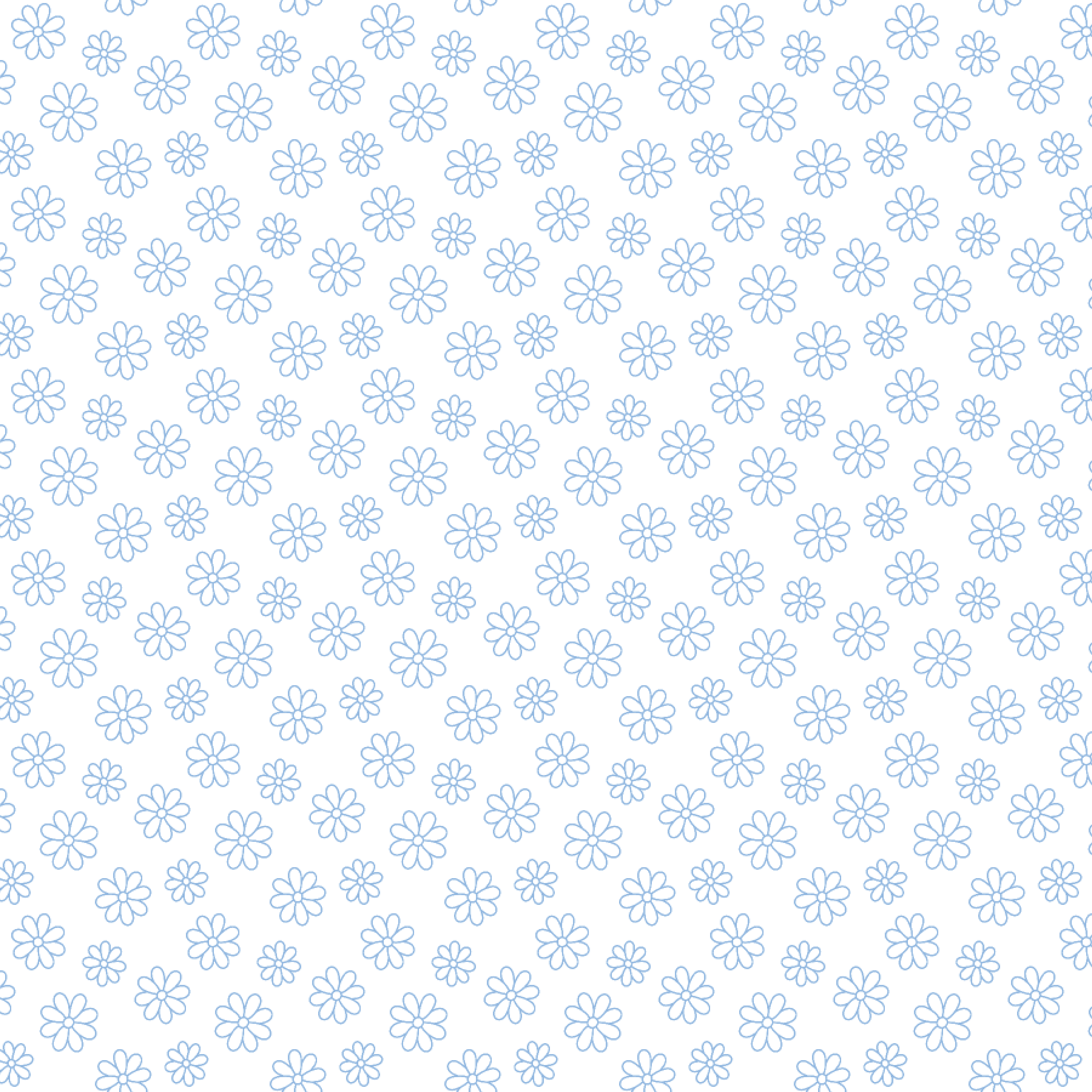 P1448 | Periwinkle Daisies Pattern Acrylic Sheets - Patterns