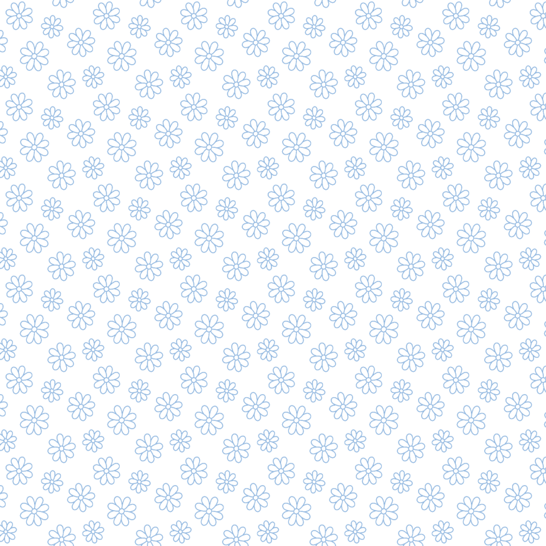 P1448 | Periwinkle Daisies Pattern Acrylic Sheets - Patterns