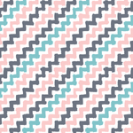 P1452 | Pink Gray Teal Zigzag Pattern Acrylic Sheets - Patterns