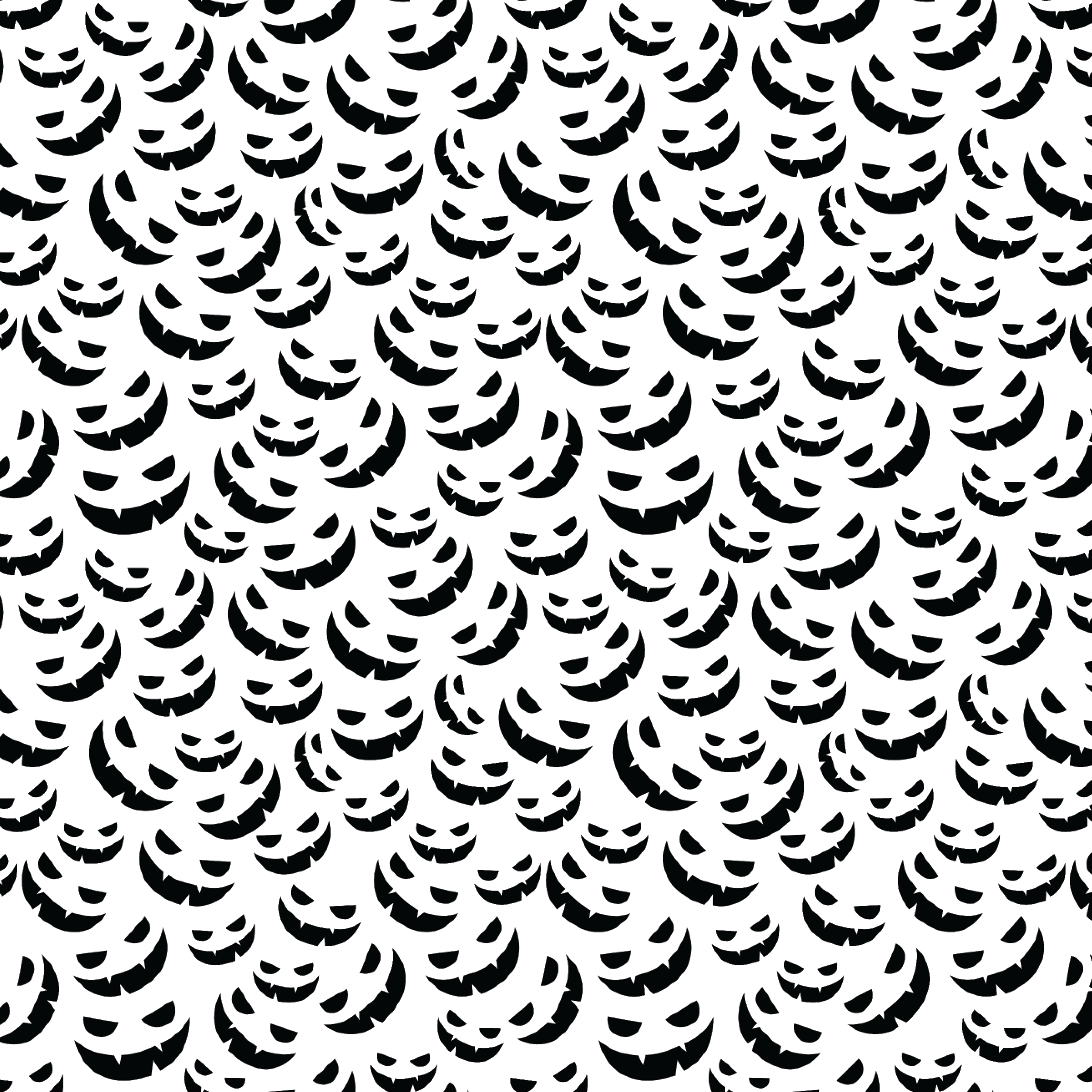 P1456 | Pumpkin Faces Pattern Acrylic Sheets - Patterns