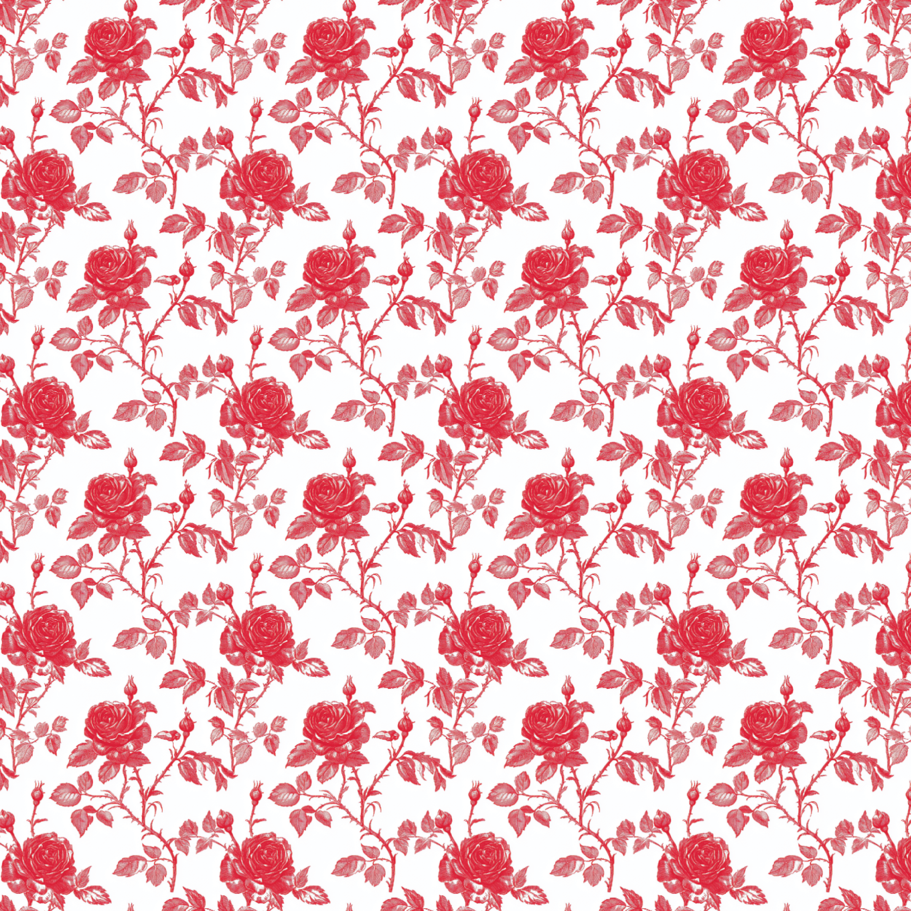 P1467 | Red Rose Pattern Acrylic Sheets - Patterns