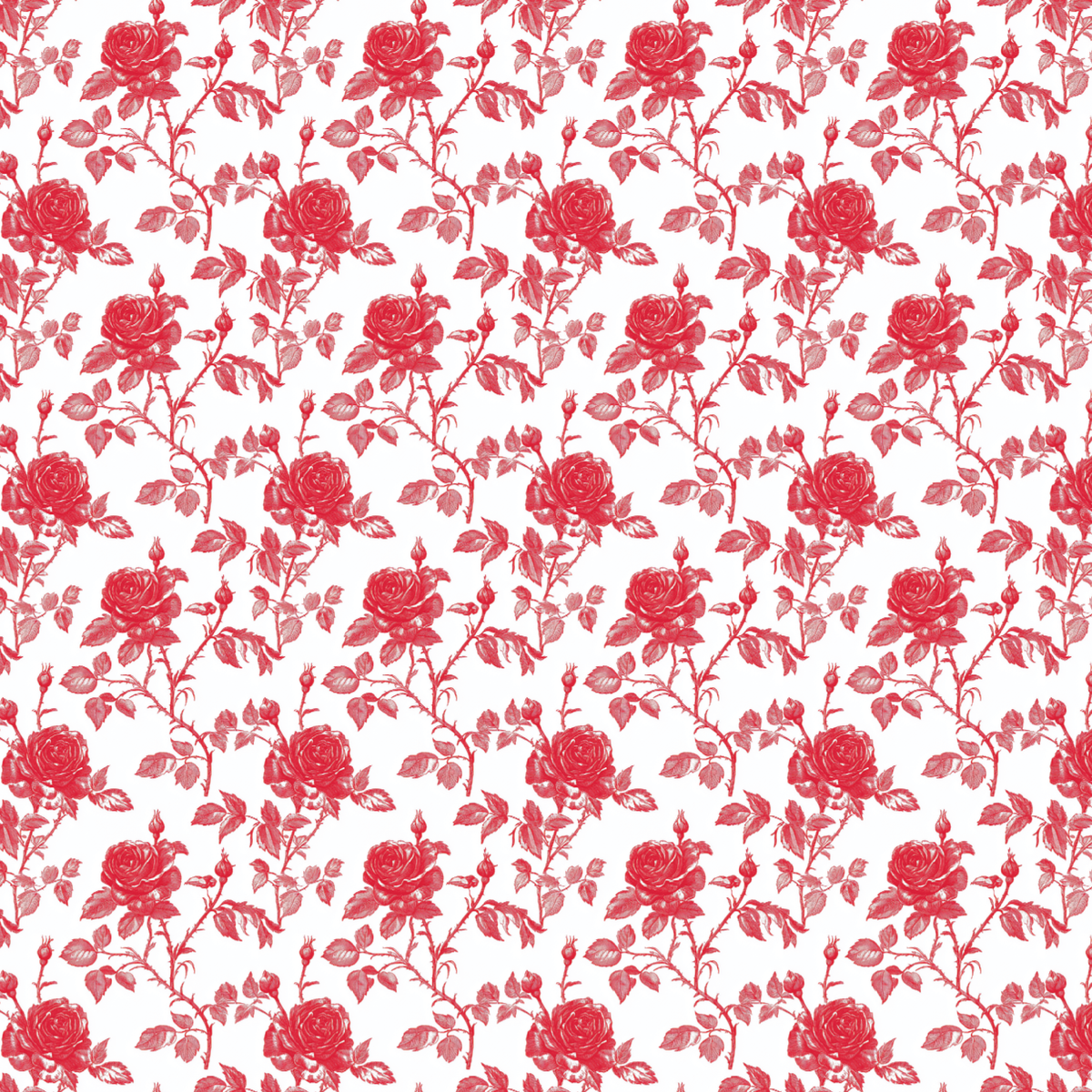 P1467 | Red Rose Pattern Acrylic Sheets - Patterns