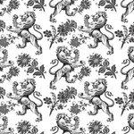 P1469 | Regal Fighting Lions Pattern Acrylic Sheets - Patterns