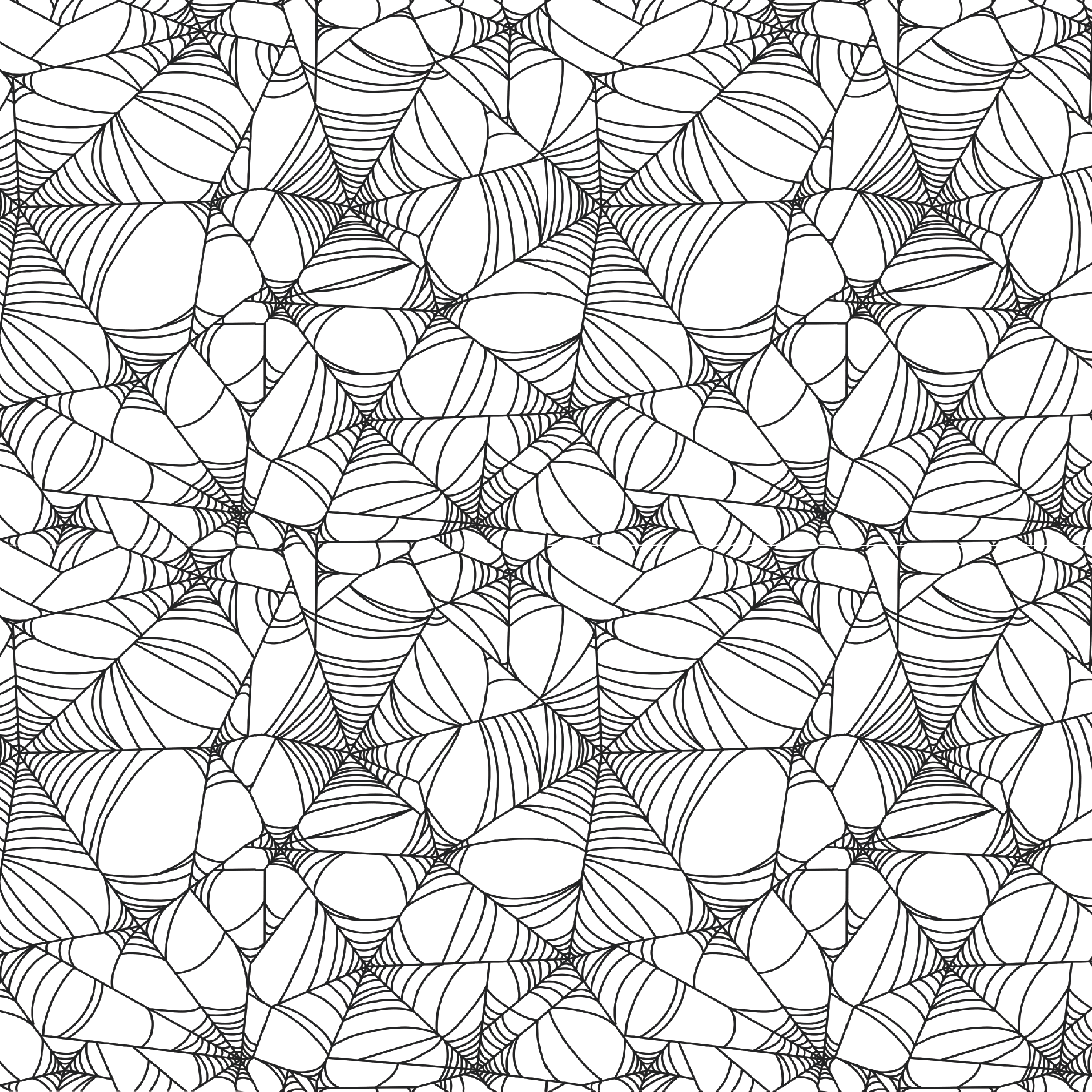 P1473 | Spiderwebs Tester Pattern Acrylic Sheets - Patterns